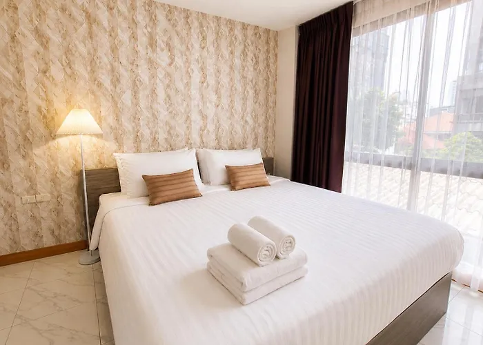 דירה Modern 1br Rooftop Pool 300m To Bts Nana Sukhumvit